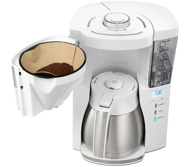 Melitta Look V Therm Timer 1025-17 White Filter Coffee Machine + Free Gift