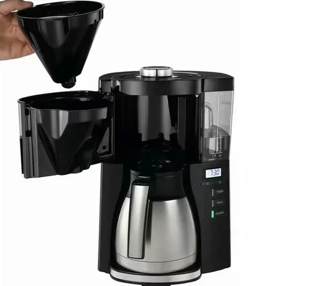 Melitta Look V Therm Timer 1025-18 + Original Intense Filters 1x4 x80