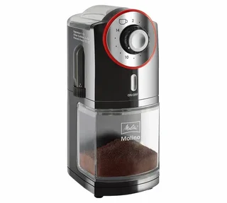 MELITTA Molino Coffee Grinder - Black &amp; Red