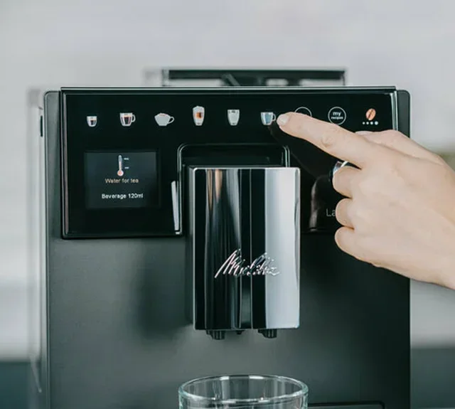 MELITTA professionell LatteSelect® 630-212 svart - 2 års garanti