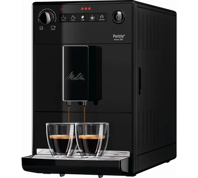 Macinacaffè Espresso MELITTA Purista® F230-002 Pure Black Exclusive