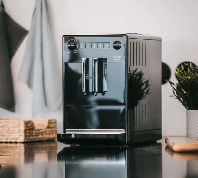 Macinacaffè Espresso MELITTA Purista® F230-002 Pure Black Exclusive