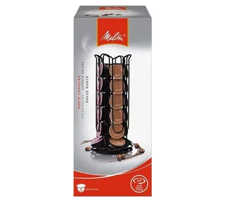 Melitta fekete kapszulatartó adagoló Nescafe Dolce Gustohoz - 24 kapszula