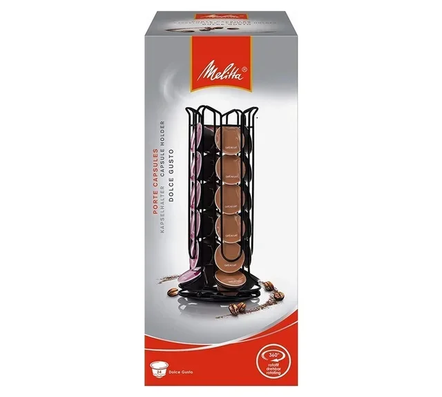 Melitta musta kapseliteline Nescafe Dolce Gusto -kapseleille - 24 kapselia