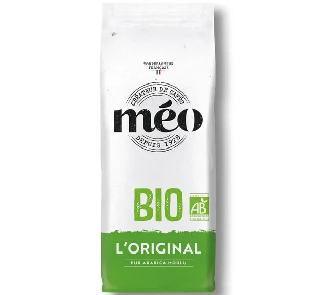Méo Classique Organic Ground Coffee 250g - Professional Grade