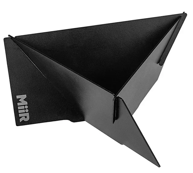MIIR Pourigami Foldable Black Stainless Steel Dripper