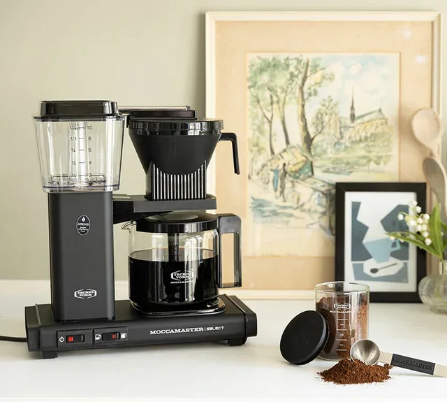 Филтърна кафеварка Moccamaster KBG741 Select – черен мат, 1,25 л капацитет