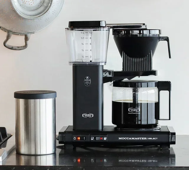 Филтърна кафеварка Moccamaster KBG741 Select – черен мат, 1,25 л капацитет