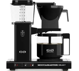 Moccamaster KBG741 Select Matte Black 1.25L - Professional Drip Coffee Maker + Gifts