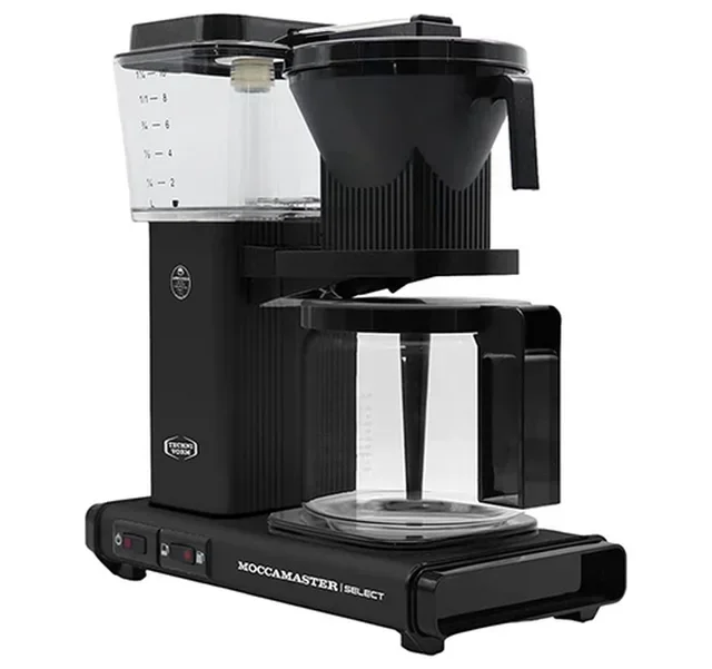 Moccamaster KBG741 Select Matte Black 1.25L - Professional Drip Coffee Maker + Gifts