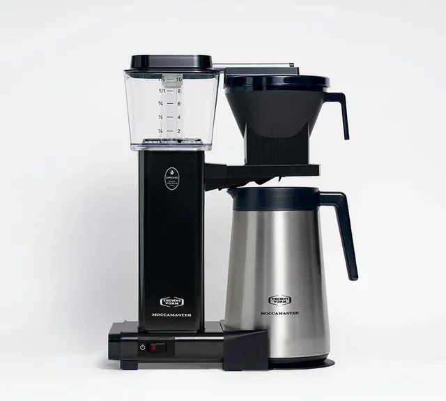 Macchina Caffè Filtro Moccamaster KBGT Nera - Caraffa Termica 1,25 Litri