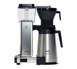 Moccamaster KBGT filterkaffetrakter i polert aluminium med termoskanne 1.25L
