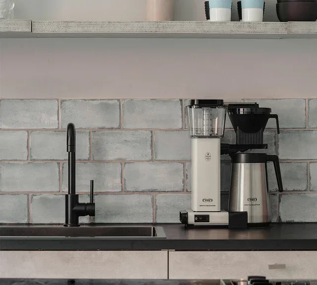 Moccamaster KBGT White Filter Coffee Machine with 1.25L Thermal Jug