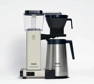 Moccamaster KBGT White Filter Coffee Machine with 1.25L Thermal Jug