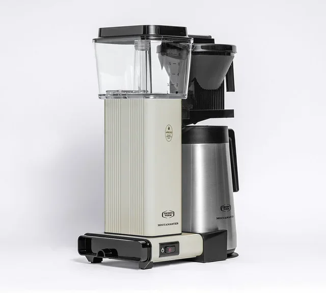 Moccamaster KBGT White Filter Coffee Machine with 1.25L Thermal Jug