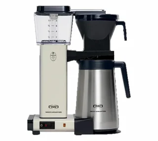 Moccamaster KBGT White Filter Coffee Machine with 1.25L Thermal Jug