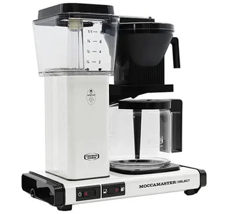 Pakke Filterkaffetrakter KBG 741 Select + Kaffekvern KM5 Matt Hvit - MOCCAMASTER