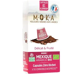 MOKA Mexico Bio – 10 Kapslar för Nespresso* Original