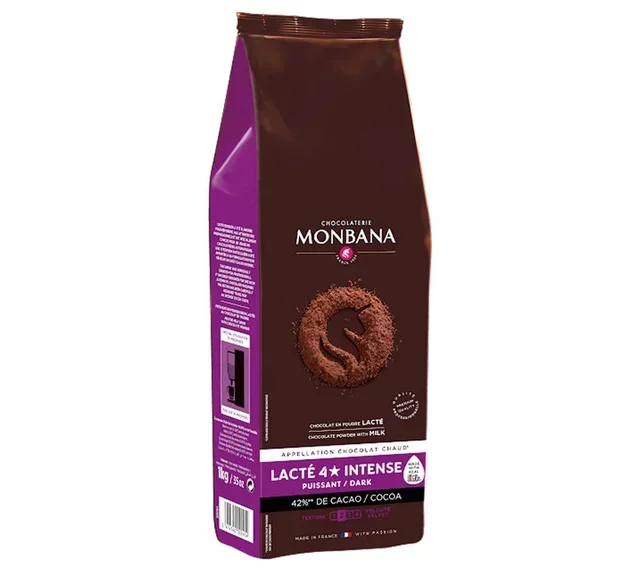MONBANA 4-Star Intense Milk Chocolate Powder - Bulk 1 kg
