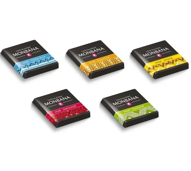 MONBANA Chocolat Napolitain Gift Box - 50 Single Origin Squares