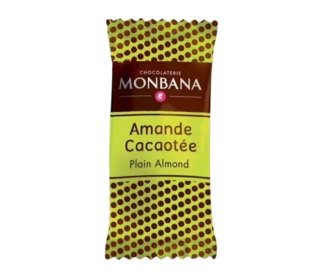 Monbana Mandorle al Cacao Distributore - 200 bustine