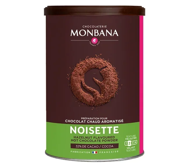 Chokladpulver Hasselnötssmak - Lösvikt 250 g - MONBANA