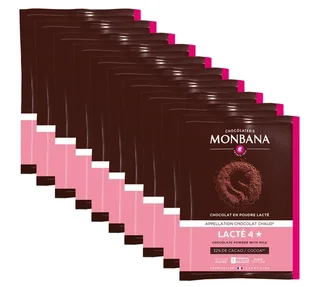 MONBANA Milch-Schokoladenpulver 4 Sterne - 100 Beutel