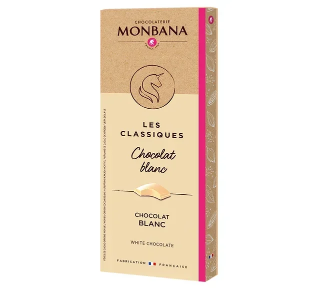 MONBANA White Chocolate Vanilla Bar - 80 g