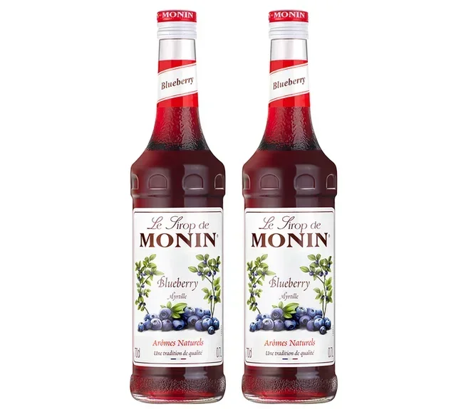 Monin Сируп од Боровнице - 2 x 75 cl - Стаклена Боца