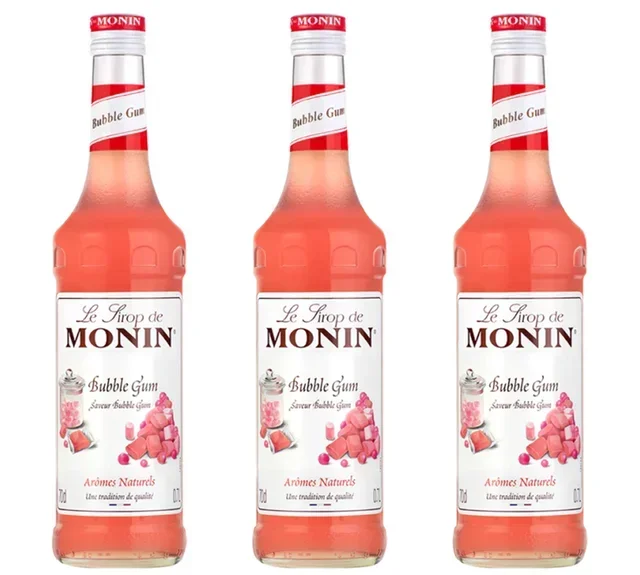 Pack 3 Siropes Monin Chicle - 3 x 70cl