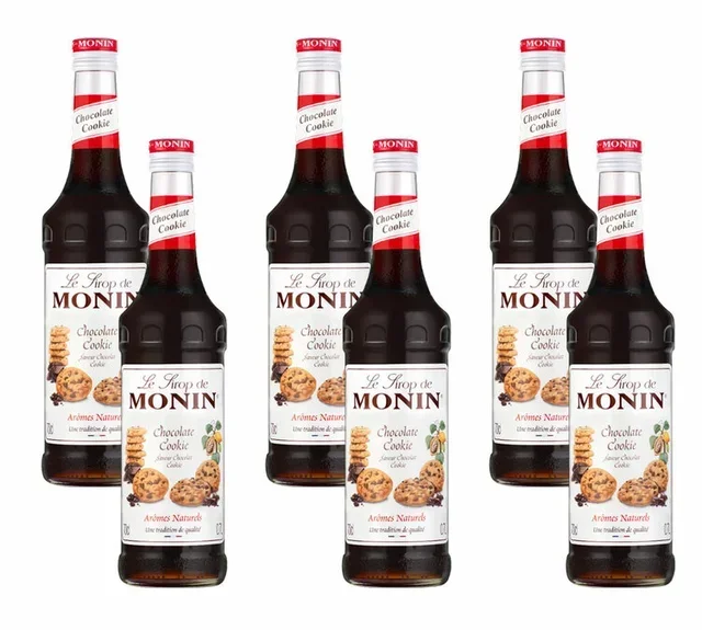 MONIN Chocolate Cookie Syrup + Pro Dosing Pump - 6 x 70cl