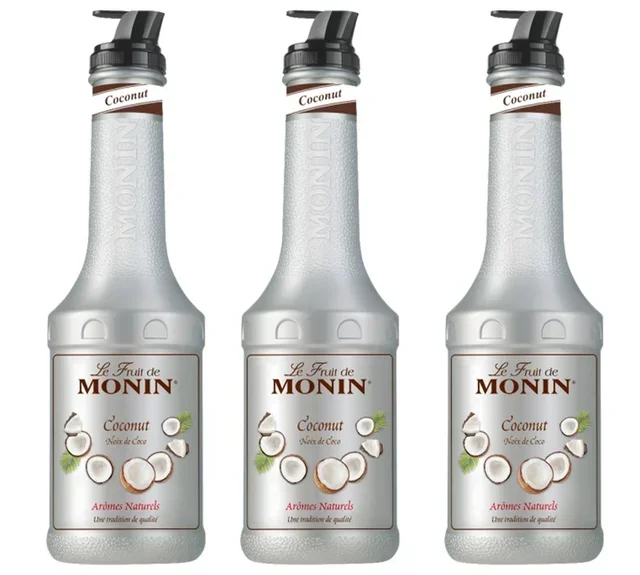 Tris Smoothie Cocco Monin Fruit - 3 x 1L