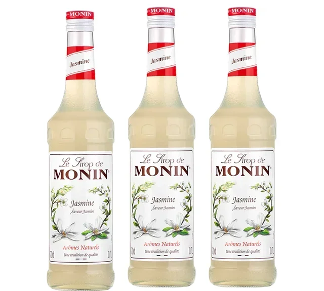 Pack Profesional Jarabe Jazmín MONIN - 3 x 70cl Botellas Vidrio