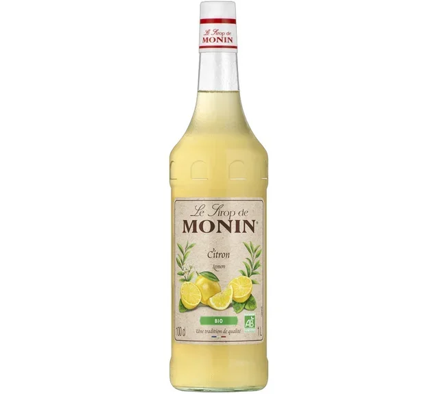 Monin Organic Lemon Syrup - 1 Litre