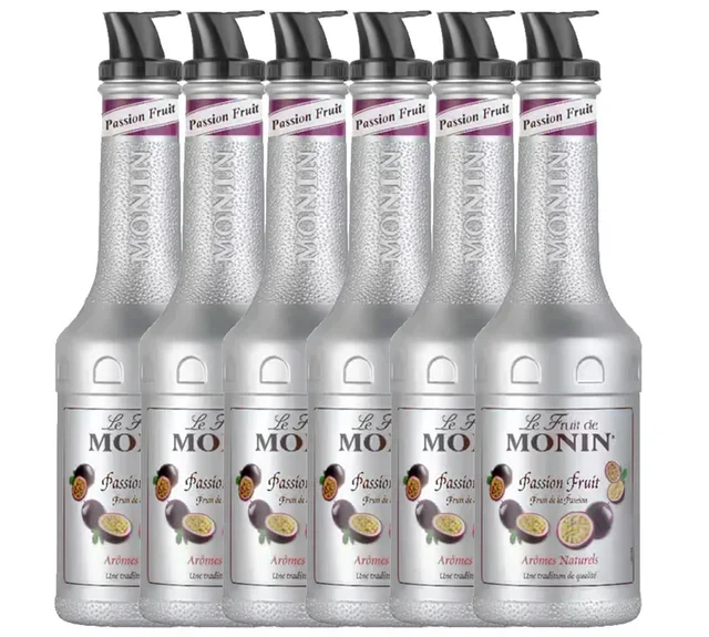 Set 6 Puré di Frutto della Passione Monin - 6x1L