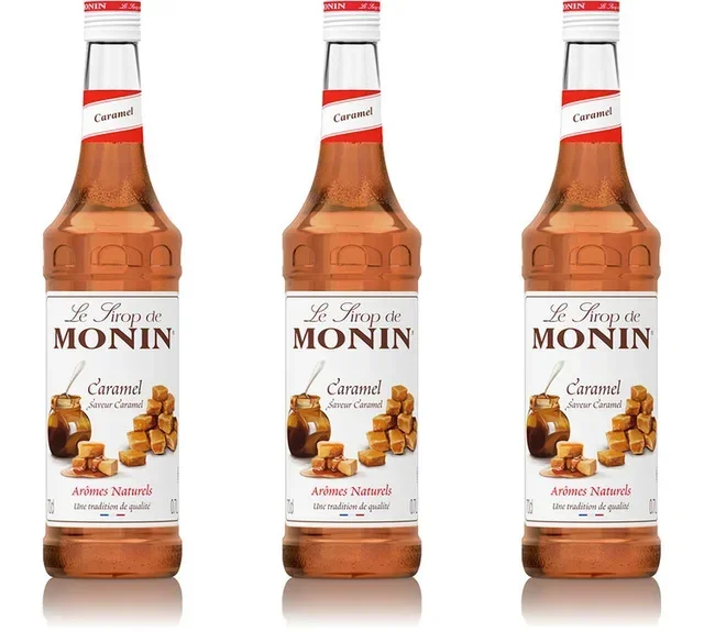 MONIN Professional Caramel Syrup - 3x70cl Pack
