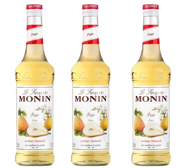 Pack Profesional Sirope Pera MONIN - 3 x 70 cl