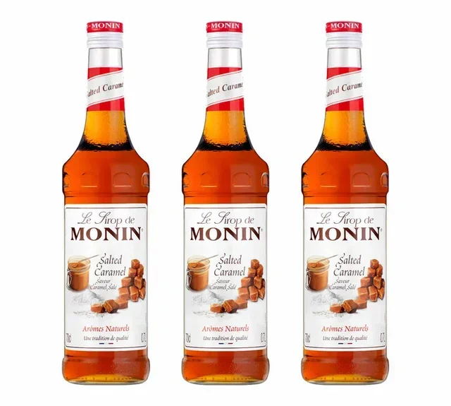 MONIN Salted Caramel Syrup Professional 3x70cl