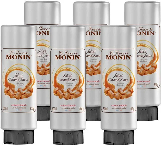 Monin Preliv Slani Karamel – Set od 6 komada 6 x 500 ml