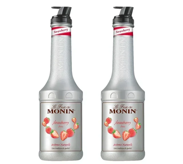 Purè di Frutta Monin Fragola - Confezione 2x1L