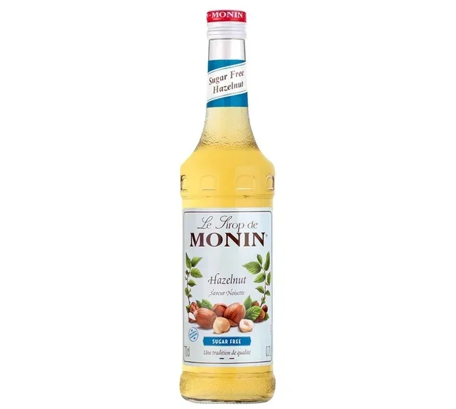 Monin Sugar-Free Hazelnut Syrup - 70cl
