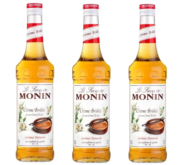 Jarabe Monin - Crème Brûlée - 3 x 70 cl