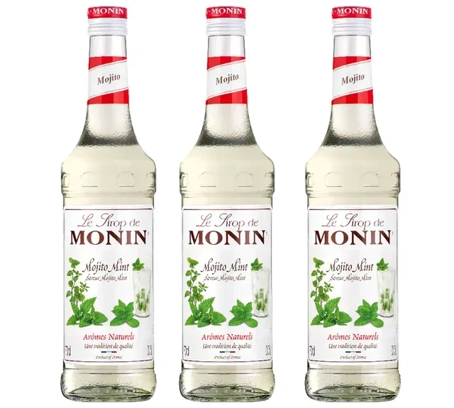 Monin Syrup - Mojito Mint (alcohol-free) - 3 x 70 cl