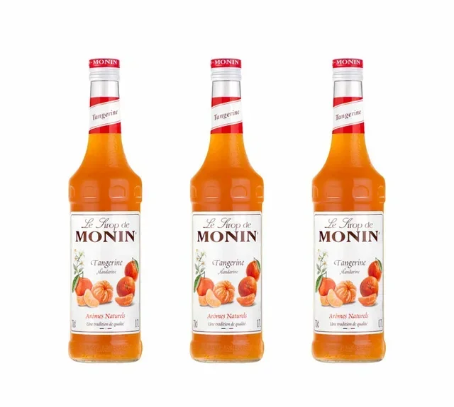 Pack 3 Jarabes Monin Mandarina - 3 x 70 cl