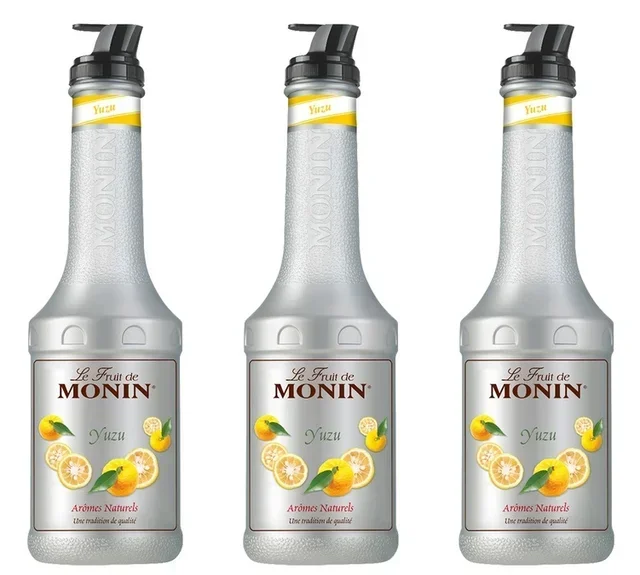 Triple Pack Purea di Frutta Monin Yuzu - 3 x 1L
