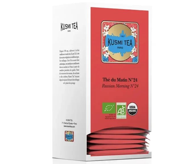 Tè Nero del Mattino N°24 Bio - 25 bustine - KUSMI TEA