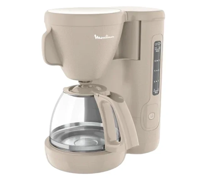 Caffettiera filtro Morning FG2M0B10 Grigio caldo - MOULINEX