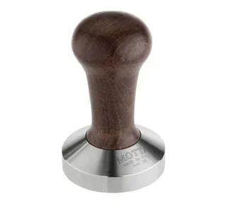 MOTTA 58,4 mm rostfritt stål och trä kaffetamper