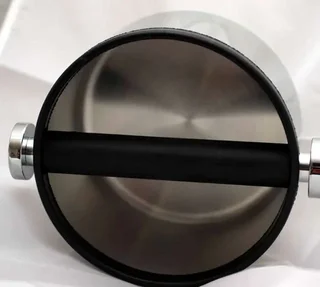 Motta round knock box 20 cm 18/10 stainless steel