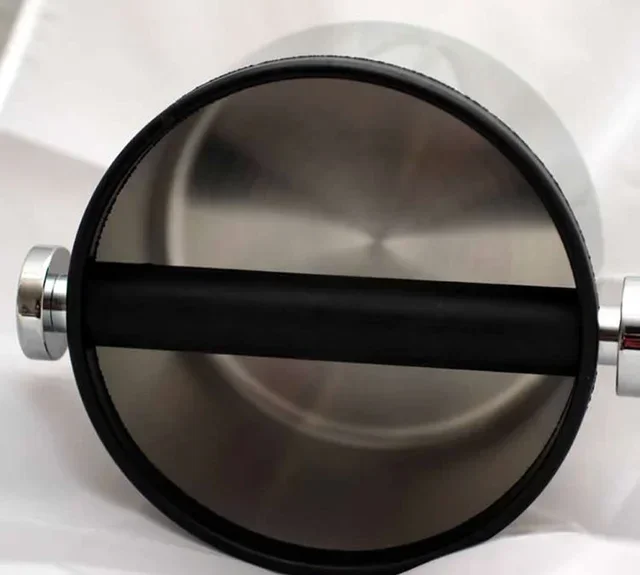 Motta round knock box 20 cm 18/10 stainless steel